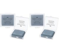 FABER-CASTELL Gomme modélable mie de pain Art Eraser grise (Lot de 2)