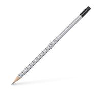 Faber-Castell GRIP 2001 Crayon B avec gomme Noir Lot de 12 (Import Royaume Uni)