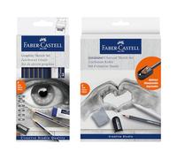 Faber-Castell - Kit de dessin Goldfaber, 16 pièces | Kit de démarrage comprenant des crayons, une gomme et un taille-crayon pour le dessin et l'esquisse