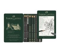FABER-CASTELL Kit PITT GRAPHITE petit, étui de 9 pièces
