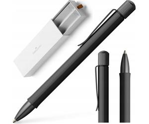 FABER-CASTELL Kugelschreiber Hexo schwarz matt
