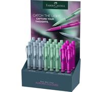 Faber-Castell Kugelschreiber "Poly Ball View" Aurora 24er Display 3-fach sortiert 666410 4005401457589