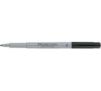 FABER-CASTELL Lot de 10 Marqueurs CD/DVD MULTIMARK Non Permanent Pte Moyenne Noir