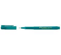 FABER-CASTELL Lot de 10 Stylos feutre Fineliner Broadpen pointe large turquoise