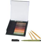Faber-Castell Lot De 12 Feutres Pinceaux Pitt Couleurs Automnales