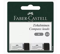 Faber-Castell Mine de compas 123198 – 2 mm, dureté H, 12 mines