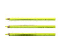 FABER-CASTELL Lot de 3 Crayons Surligneur "TEXTLINER DRY 1148" Jaune