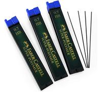 Faber-Castell Lot de 3 tubes de recharge super-polymère HB 0,7 mm