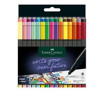 Faber-Castell Lot de 30 feutres Finepen Grip 0,4 mm