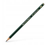 FABER-CASTELL Lot de 4 Crayons papier 9000 hexagonal mine 2mm 5B