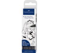 Faber-Castell Lot de 4 feutres Pitt Artist Pen