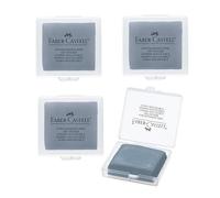 Faber-Castell - Lot de 4 gommes pétrissables avec étuis pour artistes