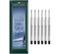 Faber-Castell Lot de 6 recharges pour stylo à bille XB - Pointe extra large (Noir)