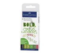Faber-Castell Lot De 6 Stylos A Encre - Vert