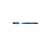 FABER-CASTELL Lot de 6 Stylos feutre Fineliner Broadpen pointe large bleu