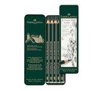 FABER-CASTELL - Lot de crayons Jumbo Castell 9000, 5 pièces | Crayons d'artiste Jumbo, duretés HB à 8B, pour l'écriture, l'esquisse et le dessin