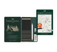 Faber-Castell Crayons PITT GRAPHITE Matt – Étui de 11 pièces