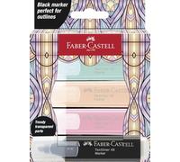 Faber-Castell – Surligneurs Glassy Pastel – Lot de 4