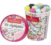 FABER-CASTELL - Lot de surligneurs Ice Cream Cup, 10 surligneurs