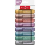 Faber-Castell Surligneurs TEXTLINER 46 métalliques – lot de 8