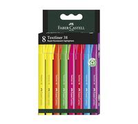 Faber-Castell Lot De 8 Surligneurs Textliner 38 Fluo