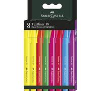 Faber-Castell Lot De 8 Surligneurs Textliner 38 Fluo