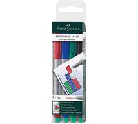 Faber-Castell - Marqueur Multimark Permanent F, bleu