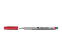 Faber-Castell Marqueur Cd Non-Permanent S, Tracé: Env. 0,4 Mm, Rouge