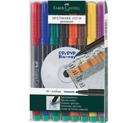 Faber-Castell Marqueur permanent MULTIMARK M - étui de 8