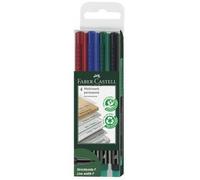 FABER-CASTELL Marqueur permanent MULTIMARK S, étui de 4
