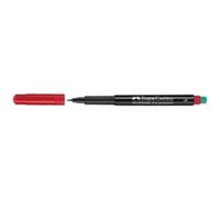 FABER-CASTELL Marqueur permanent MULTIMARK S, rouge Rouge G