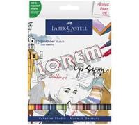 FABER-CASTELL Marqueur Sketch GOLDFABER, étui de 12