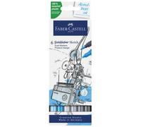 FABER-CASTELL Marqueur Sketch GOLDFABER, étui de 6 design