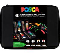 Faber Castell Marqueur UNI POSCA Coffret Premium 40 pièces