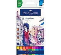Faber-Castell - Marqueurs Goldfaber Aqua Dual, 18 couleurs