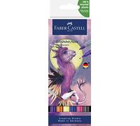 Faber-Castell Marqueur aquarelle Goldfaber Aqua Dual - pointe pinceau et fineliner - étui 6 pièces