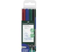 Faber-Castell Marqueur MULTIMARK M non permanent – étui de 4
