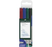 Faber-Castell Marqueur MULTIMARK M non permanent – étui de 4