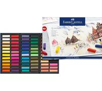 Faber-Castell - Mini-coffret de pastels tendres, 72 pièces | Pastels tendres, faciles à estomper et à mélanger pour créer des dégradés de couleurs créatifs