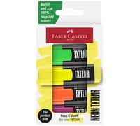 FABER-CASTELL Mini-surligneur TXTLNR, étui en carton de 4