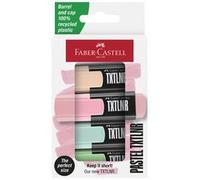 FABER-CASTELL Mini-surligneur TXTLNR Pastel, étui de 8