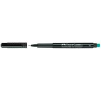 Faber-Castell Marqueur permanent Multimark – Pointe fine, encre noire – Boîte de 10