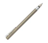 Faber-Castell Neo Slim Stylo-plume en acier inoxydable mat à pointe fine