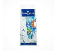 Faber-Castell Creative Studio – Lot de 12 pochettes carton avec carte swatch multicolore