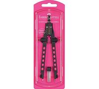 Faber-Castell Pink 174335 Compas à réglage Rapide Factory Neon