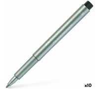 Faber-Castell Pitt Artist Feutres Argenté - 10 unités