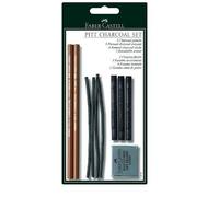 Faber Castell Pitt Monochrome Fusain Ensemble Blister Carte