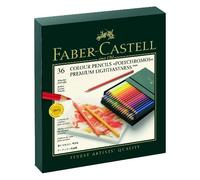 Faber-Castell Polychromos 110024 Crayons de couleur pour artistes Boîte en métal, Einzeln, 36er Atelierbox, 1