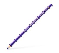 Faber-Castell Polychromos Boîte de 6 crayons de couleur 137 bleu violet, résistant à l'eau et aux taches, mine épaisse de 3,8 mm
