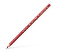 Faber-Castell Polychromos Boîte de 6 crayons de couleur, 191 rouge pompéien, résistant à l'eau et aux taches, mine épaisse de 3,8 mm